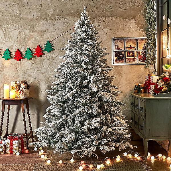 [도매토피아/TREE-00001] 180cm 눈덮힌 전나무 트리 크리스마스 중형 눈꽃트리