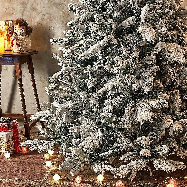 [도매토피아/TREE-00001] 210cm 눈덮힌 전나무 트리 크리스마스 중형 눈꽃트리