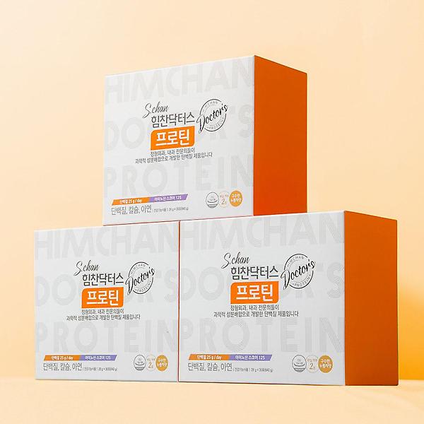 Schan 힘찬닥터스 프로틴 단백질보충제 누룽지맛 1박스 28g x 30포 보틀 증정 분리유청단백질(WPI)