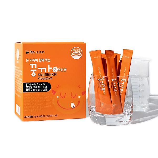  꿍까 온가족 생 유산균 2g 50포 장건강 신바이오틱스 프리바이오틱스