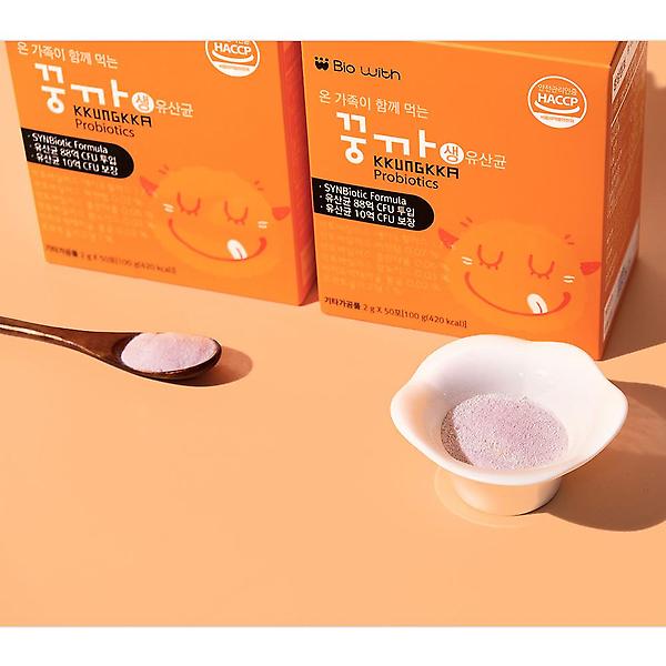  꿍까 온가족 생 유산균 2g 50포 장건강 신바이오틱스 프리바이오틱스