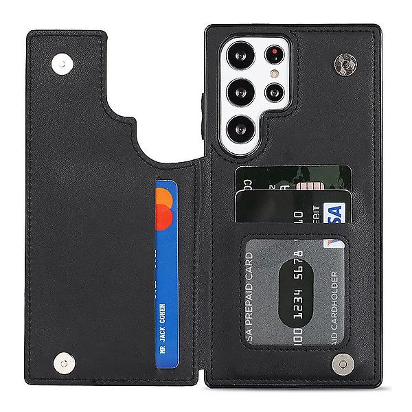 [하푼/HK-00001] 갤럭시 퀀텀(A716) 버튼 스티치 카드수납 레더 케이스