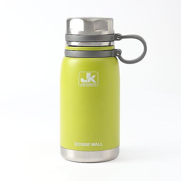  워터탱크 이중스텐 진공 보온병(600ml) (옐로우그린)