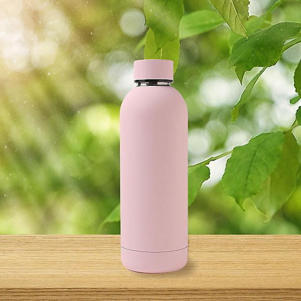  비비드 이중스텐 진공 보온병(500ml) (핑크)
