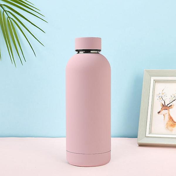  비비드 이중스텐 진공 보온병(500ml) (핑크)