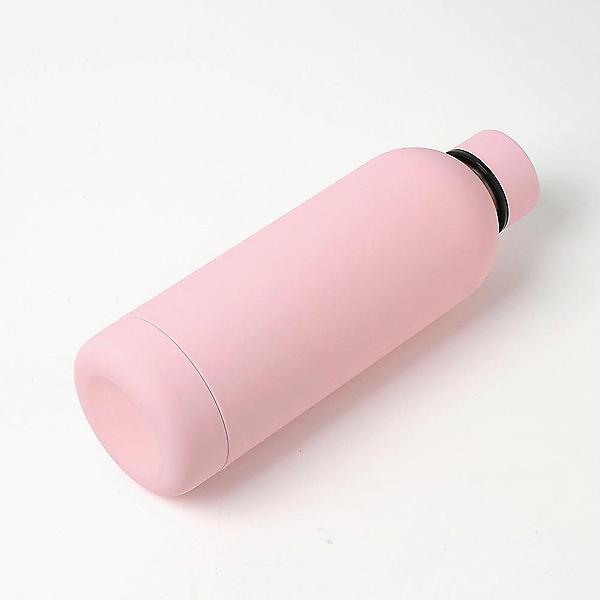  비비드 이중스텐 진공 보온병(500ml) (핑크)