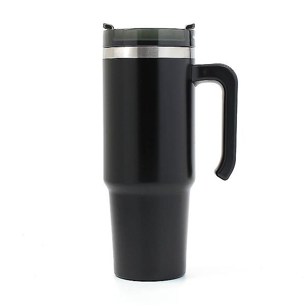  써머원 보온보냉 빨대 텀블러 자동차 보냉컵 블랙