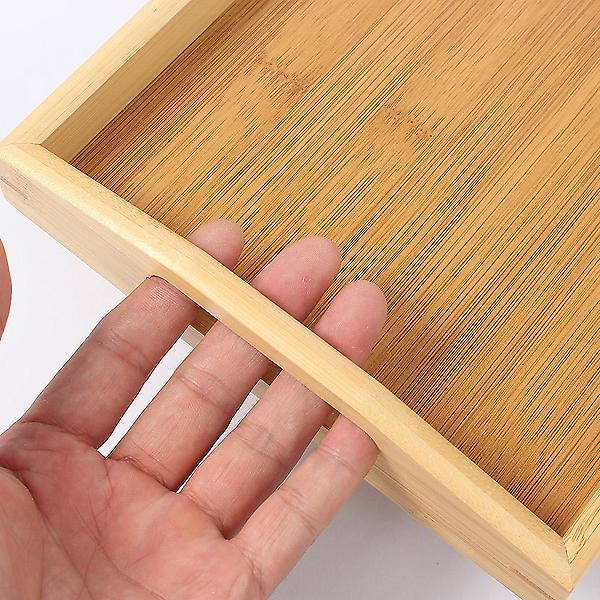  푸드썸 사각 우드 트레이(30x20cm) 홈카페 원목트레이