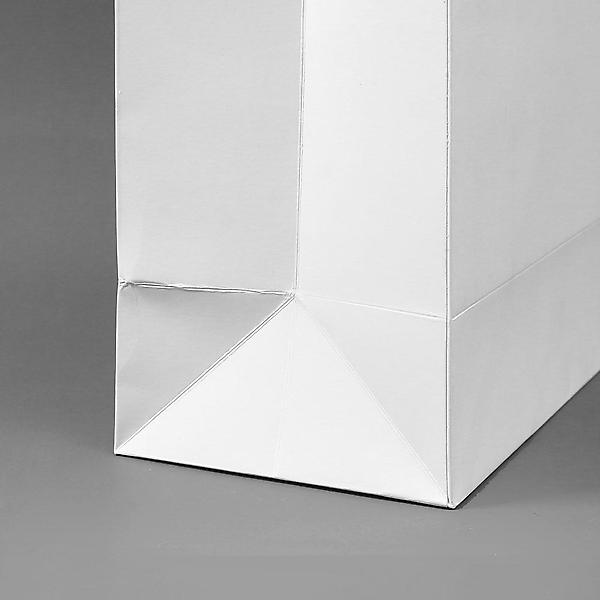  무지 세로형 쇼핑백 10p(25x33cm) (화이트) 종이백