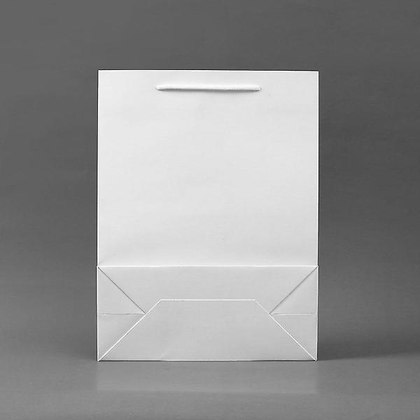  무지 세로형 쇼핑백 10p(25x33cm) (화이트) 종이백