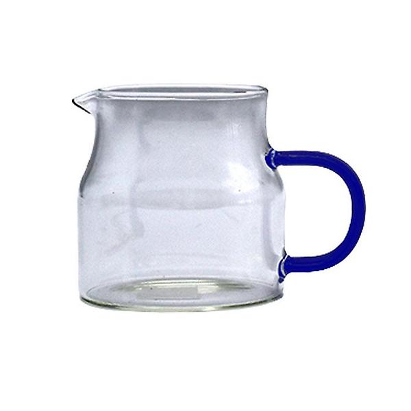 [MAKA/YI-00001] 내열 유리 저그 물컵 블루 400ml