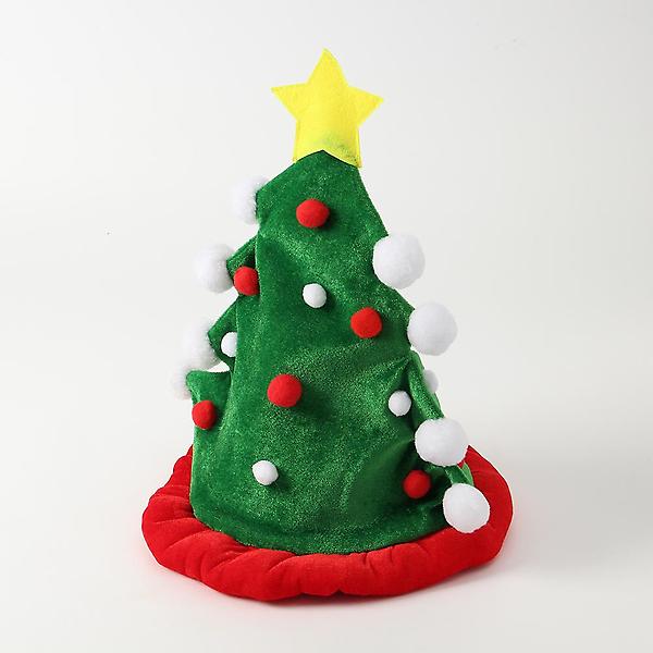  크리스마스 방울 트리모자 연말 홈파티 산타 꼬깔모자