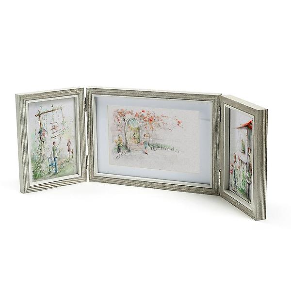  로망스 접이식 사진액자 / 3단 탁상액자