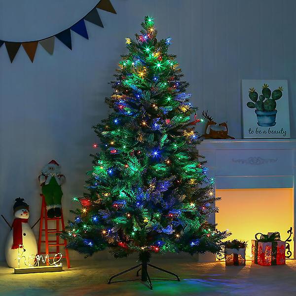 [도매토피아/TREE-00003] 180cm LED 전나무 혼합 트리세트(칼라) 0363/A전구