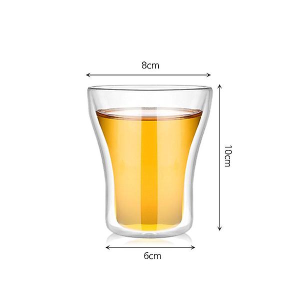 [도매토피아/[로하티]빈스 이중 유리컵 ] [로하티]빈스 이중 유리컵(200ml)