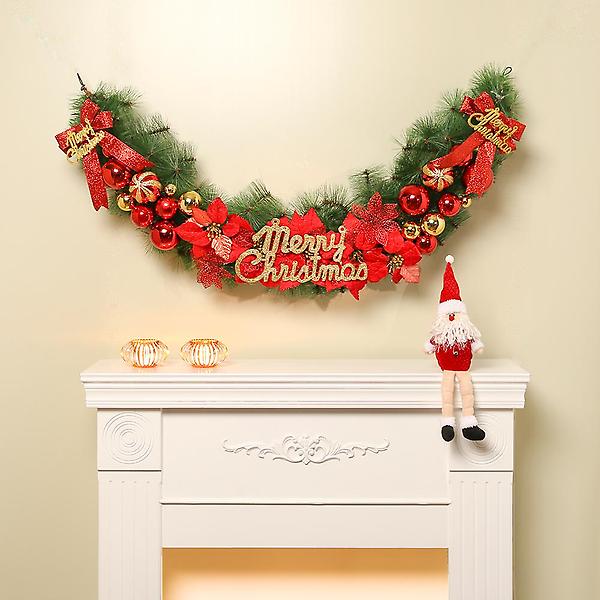 [도매토피아/140cm 플로리 크리스마스] 140cm 플로리 크리스마스 가렌드/성탄절 장식품 트리