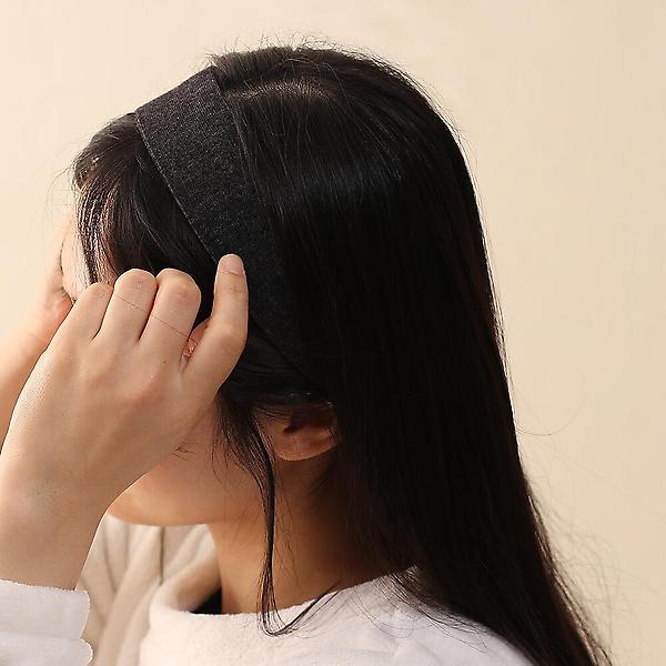  [엔젤슈슈] 베이직 고무줄 헤어밴드 챠콜 심플 반다나