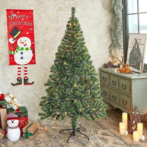 [도매토피아/TREE-00001] 180cm 스카치 눈꽃 트리 크리스마스 성탄 중형트리