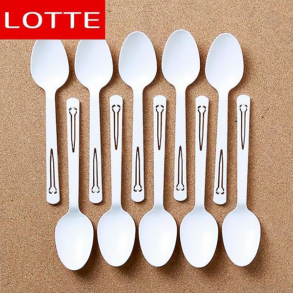  10p 롯데 일회용 수저(17cm)