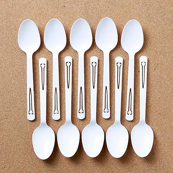  10p 롯데 일회용 수저(17cm)