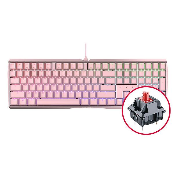 [CHERRY/체리 MX 3] 체리 MX 3.0S RGB 기계식 키보드 핑크 적축