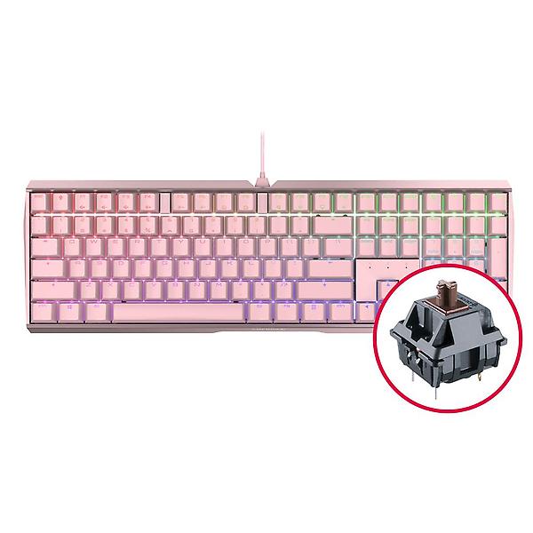 [CHERRY/체리 MX 3] 체리 MX 3.0S RGB 기계식 키보드 핑크 갈축