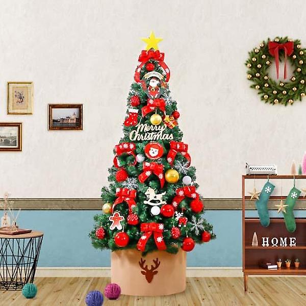 [도토로/산타의 추억 스카치 중형트리] [크리스마스]산타의 추억 스카치 중형트리 180cm 선물 장식풀세트