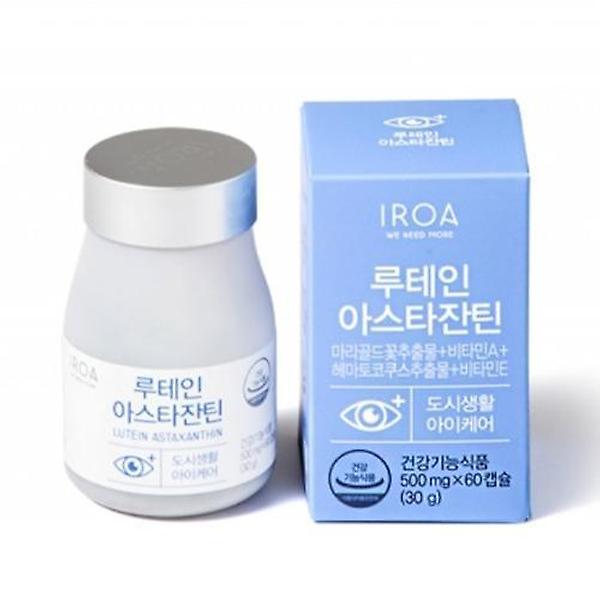 [이로아/OPMDK001] 이로아 루테인 아스타잔틴 500mg x 60캡슐 - 눈건강 영양제