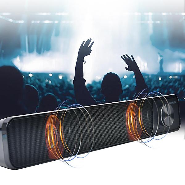  스마텍 BT5.0 블루투스 사운드바 USB 유선 스피커 ST-BAR2000