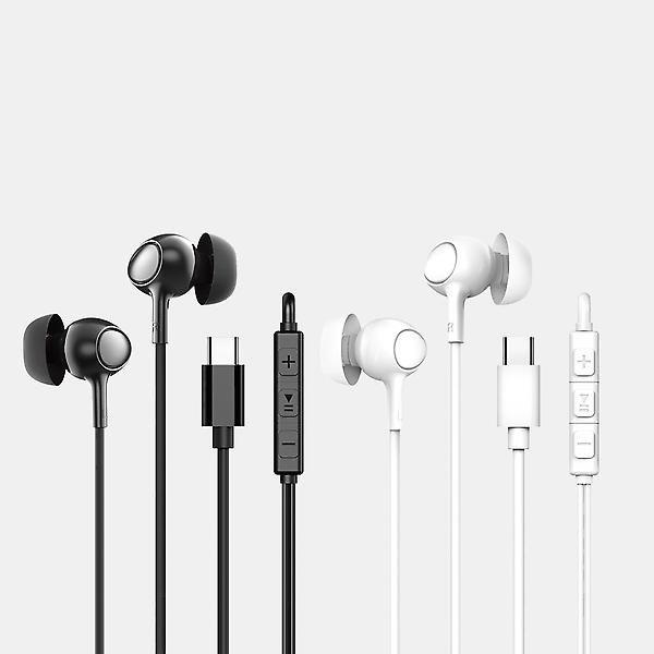  스마텍 USB C타입 커널형 유선이어폰 이어셋 STE-C50