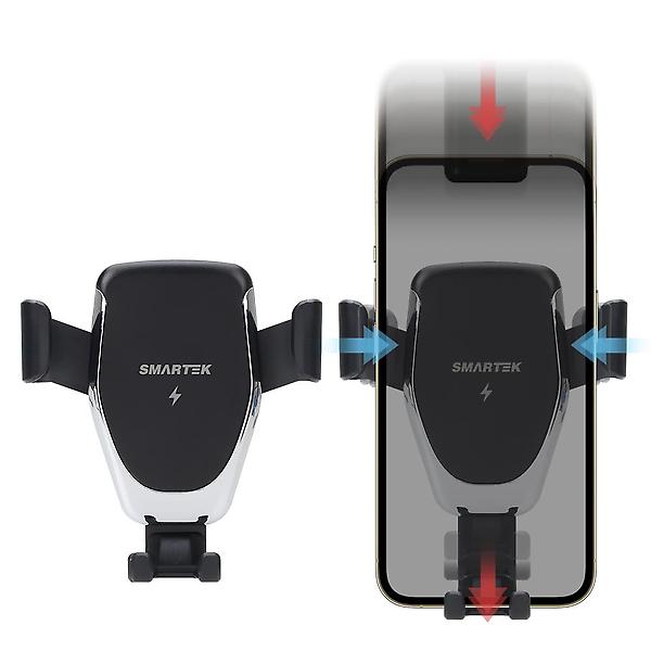  스마텍 차량용 15W 고속 무선충전 중력 거치대 ST-CD250