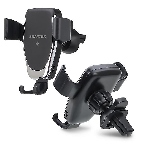  스마텍 차량용 15W 고속 무선충전 중력 거치대 ST-CD250