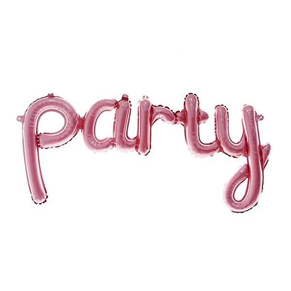 [오피스큐/OQ-00001] party 호일풍선 113 x 46cm 1개입 핑크