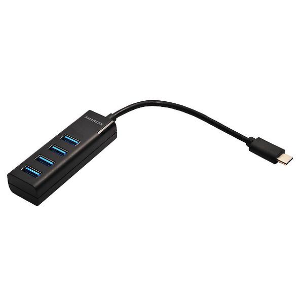[스마텍/EM-00001] 스마텍 C타입 USB 3.0 4포트 노트북 멀티허브 ST-UH100
