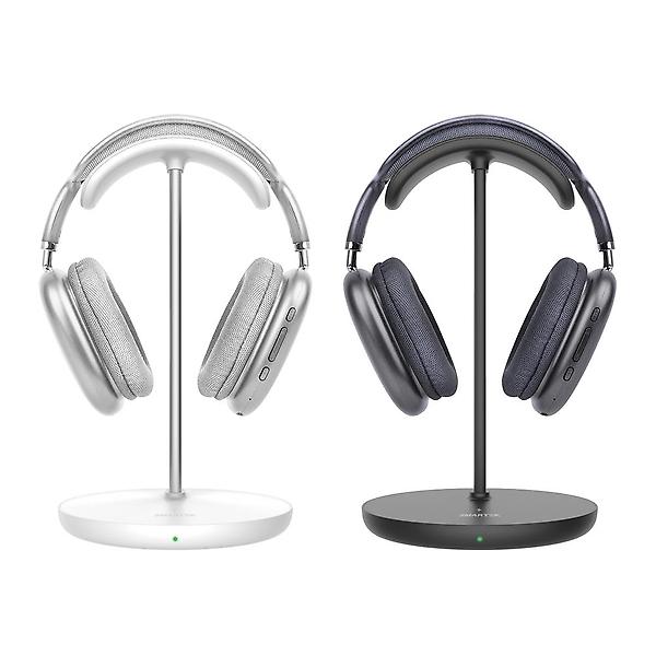  스마텍 2in1 헤드폰 무선충전 거치대 ST-HC01 (15W/고속충전/헤드셋)
