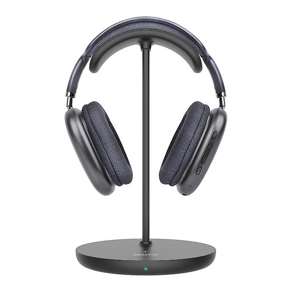  스마텍 2in1 헤드폰 무선충전 거치대 ST-HC01 (15W/고속충전/헤드셋)