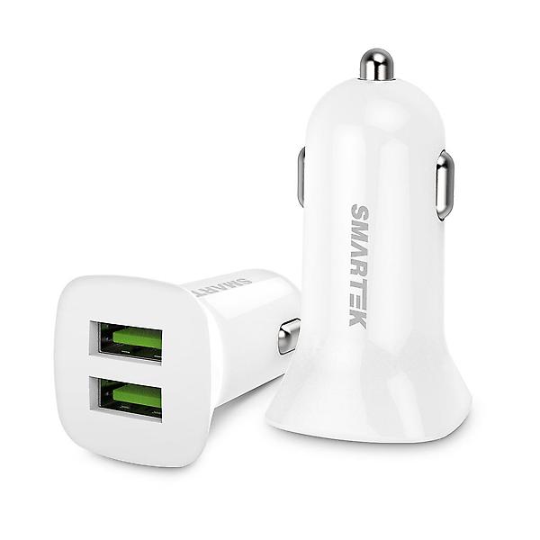 스마텍 차량용 5V USB 2포트 시거잭 충전기 SCC-5+