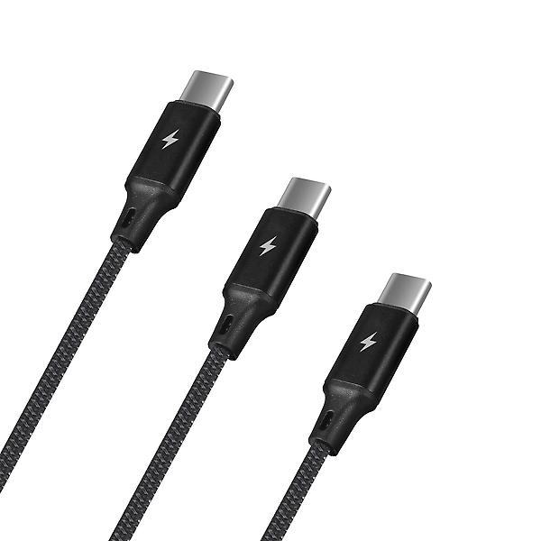  스마텍 PD30W 고속충전 2in1 멀티케이블 1.5m (C타입/8핀)