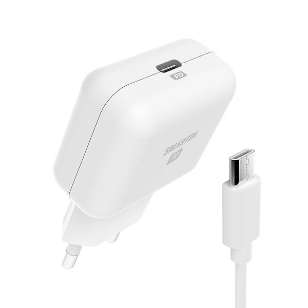  스마텍 15W C타입 PD 고속충전기+CtoC케이블 STQC-PD1500CT