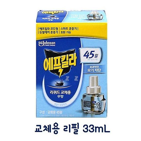  에프킬라 리퀴드 교체용 리필 33mL 약45일 사용가능
