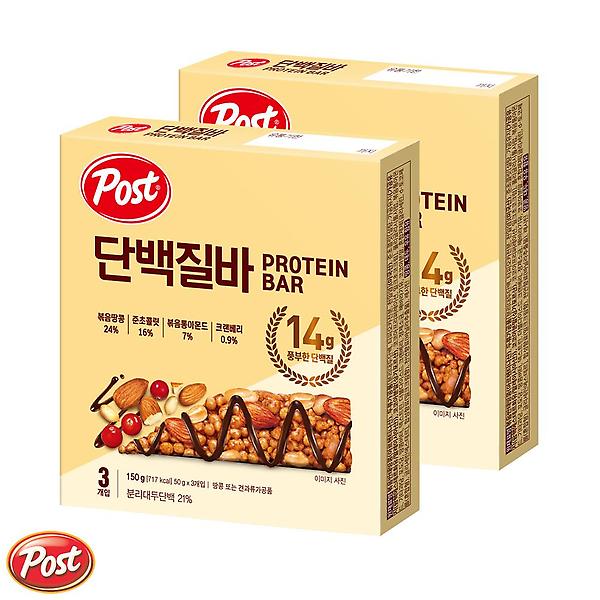  포스트 단백질바 150g 3개입 x2개