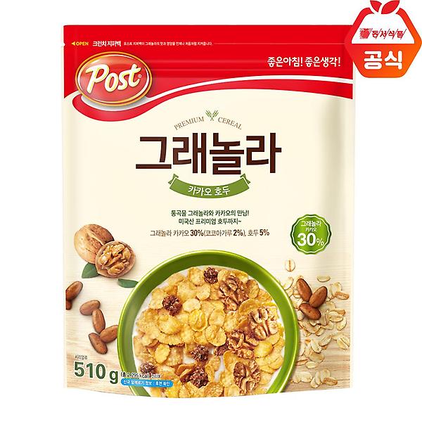  동서 포스트 그래놀라 카카오호두 510g