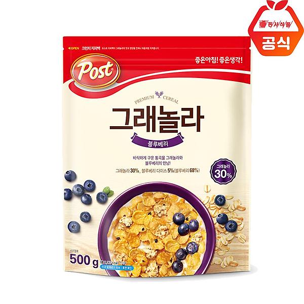  동서 포스트 그래놀라 블루베리 500g