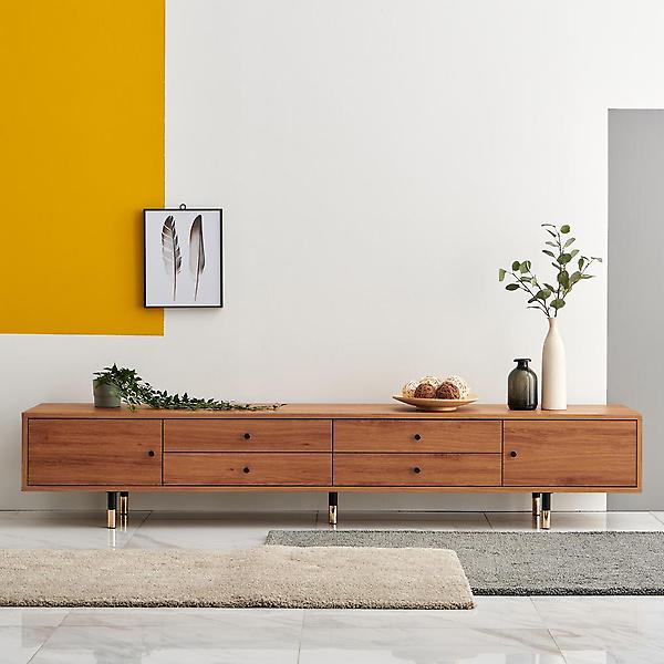  아이앤 로젤린 2100 2단 거실장 FAT