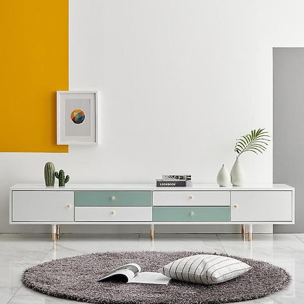  아이앤 로젤린 2100 2단 거실장 FAT