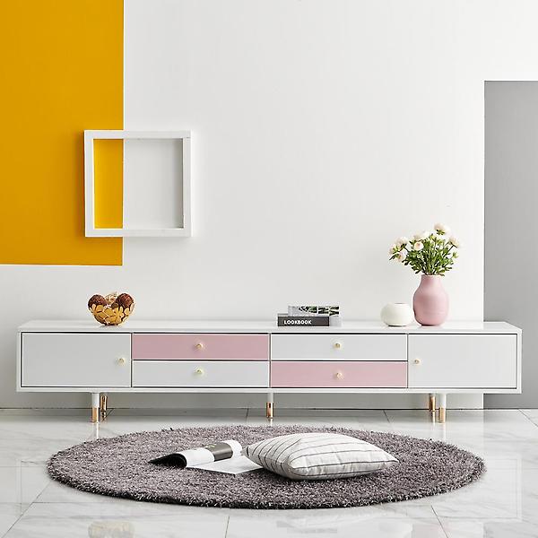  아이앤 로젤린 2100 2단 거실장 FAT