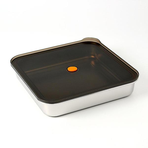  [온프레시] 락킹 정사각 스텐 밀폐용기 2.5L 반찬통