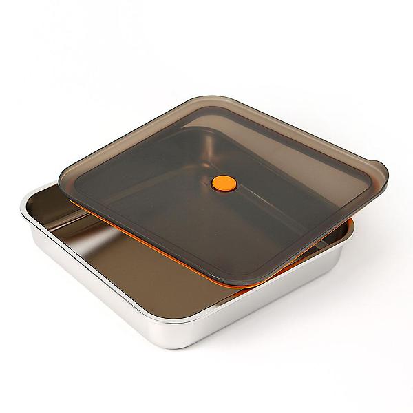  [온프레시] 락킹 정사각 스텐 밀폐용기 2.5L 반찬통