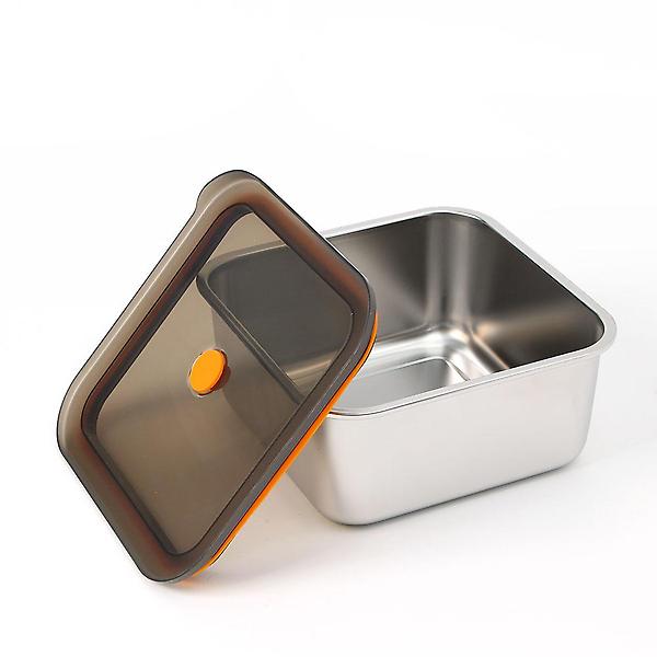  [온프레시] 락킹 정사각 스텐 밀폐용기 2.6L 반찬통