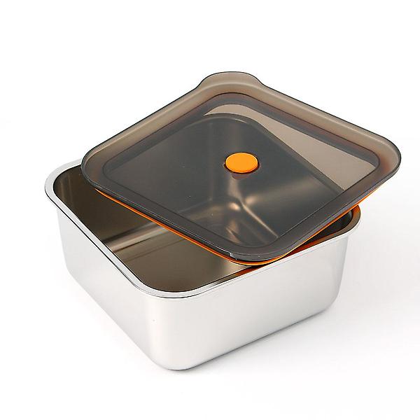  [온프레시] 락킹 정사각 스텐 밀폐용기 2.6L 반찬통